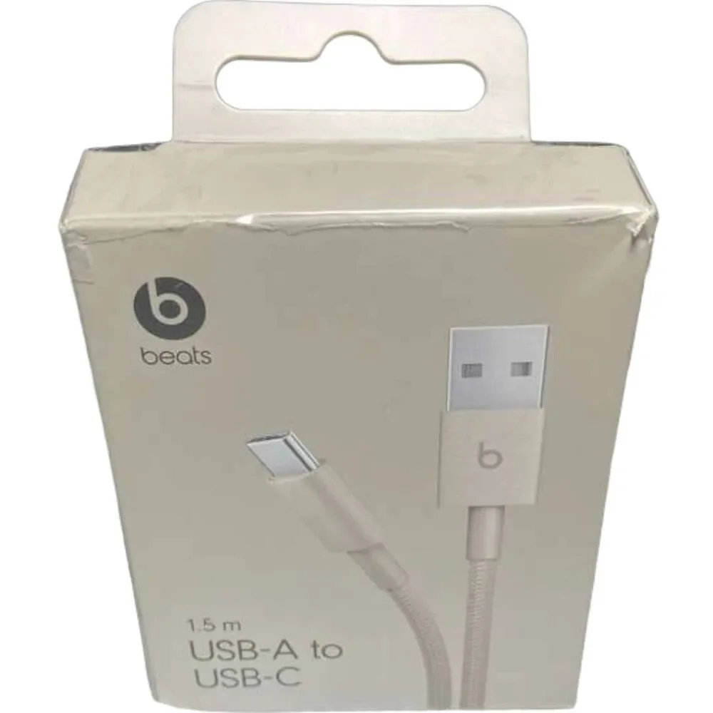 Genuine Beats USB‑C to USB‑A Woven Cable 1.5m – Surge Stone - Lot of 2- Box Wear